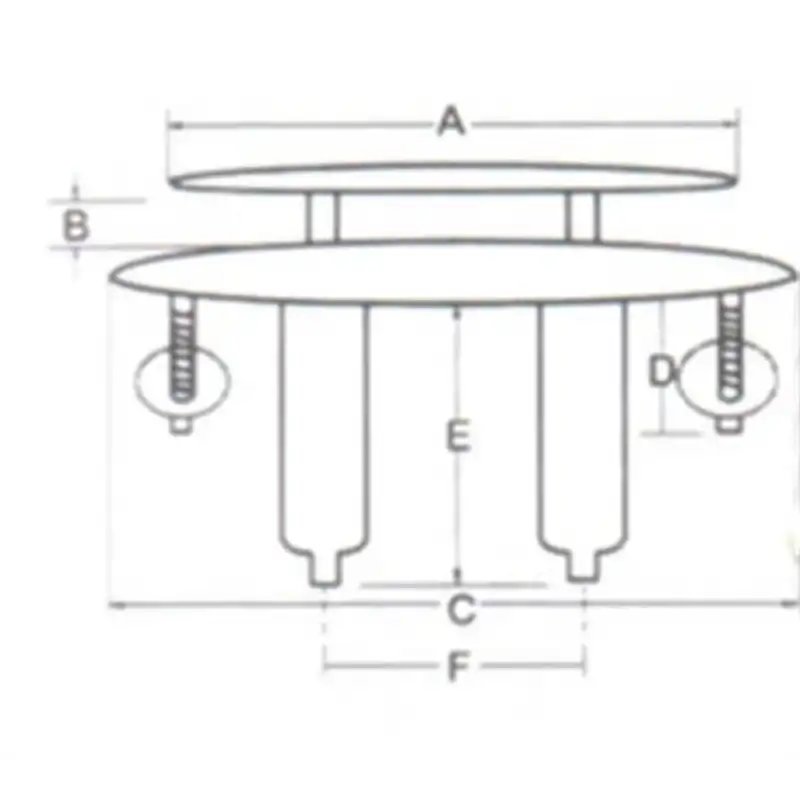 Paslanmaz Çelik Koç boynuzu 112 mm
