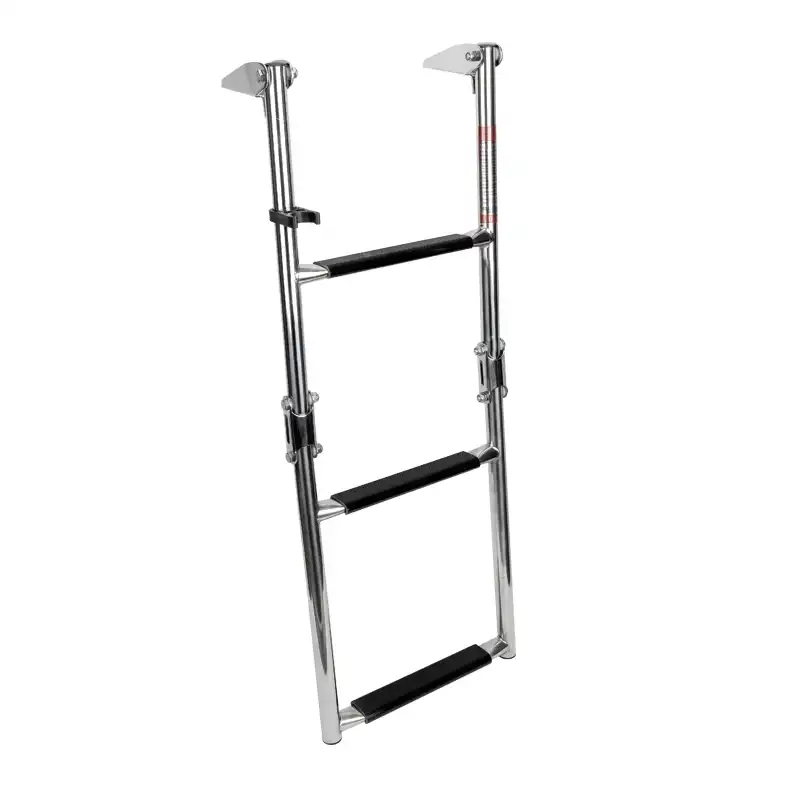 Platformlu Merdiven, 2+2 Basamak, İnox 316, Ø 22mm, 276X740mm