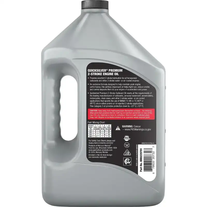 Quicksilver Premium TCW-3 Motor Yağı 4 Lt