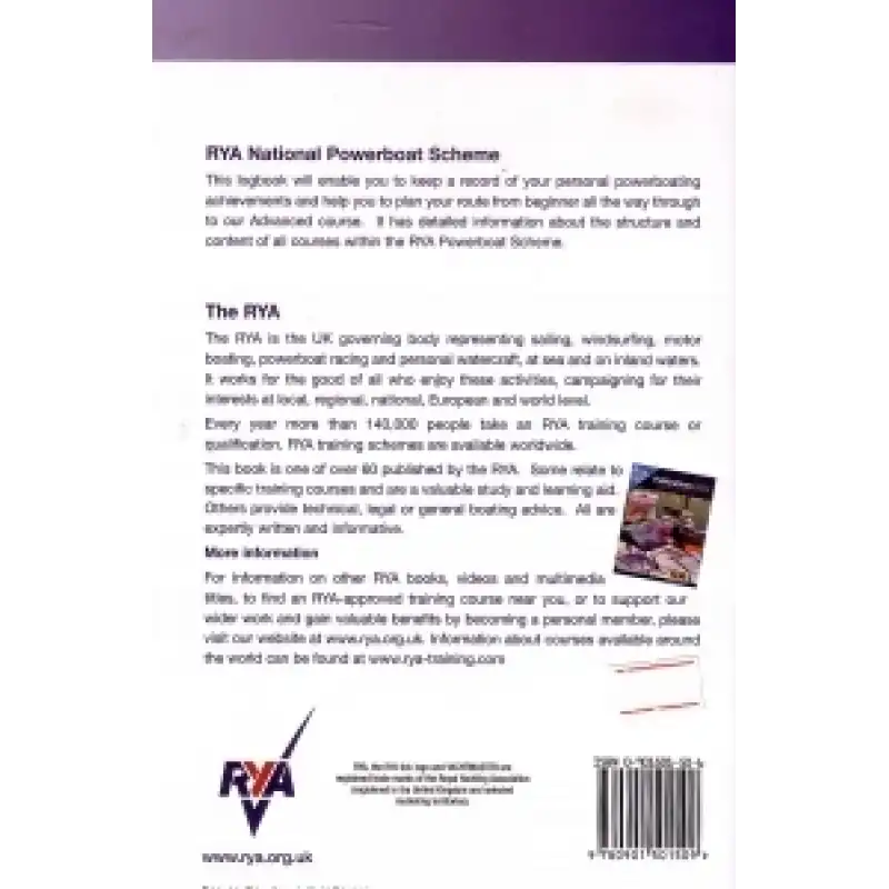 Rya Powerboat Logbook