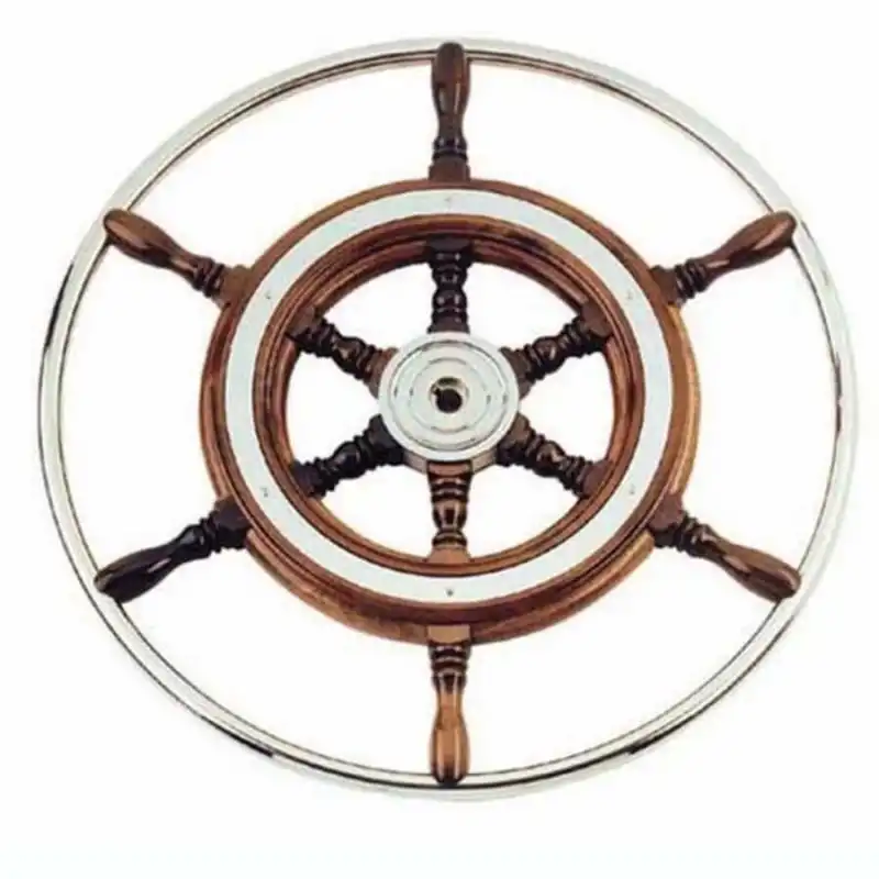 SAVORETTI T3 Krom Çemberli Dümen Simidi - 49cm