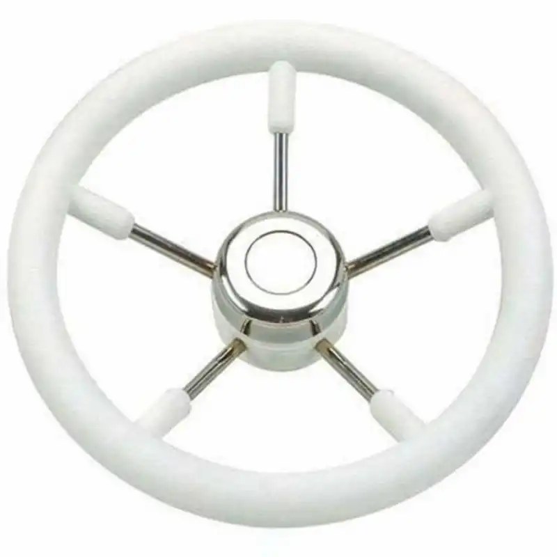 SAVORETTI T9W Plastik Kaplı Beyaz Dümen Simidi - 40cm
