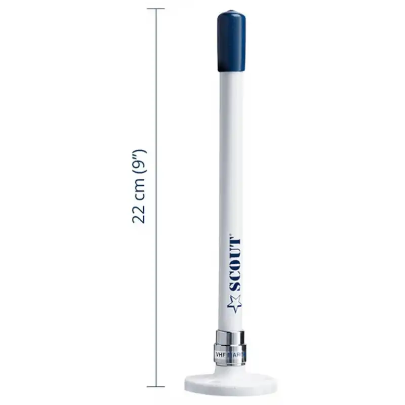 SCOUT KS-10 VHF ANTENİ, 22CM. YÜZ. MON. (5M KABLO+KONN.)