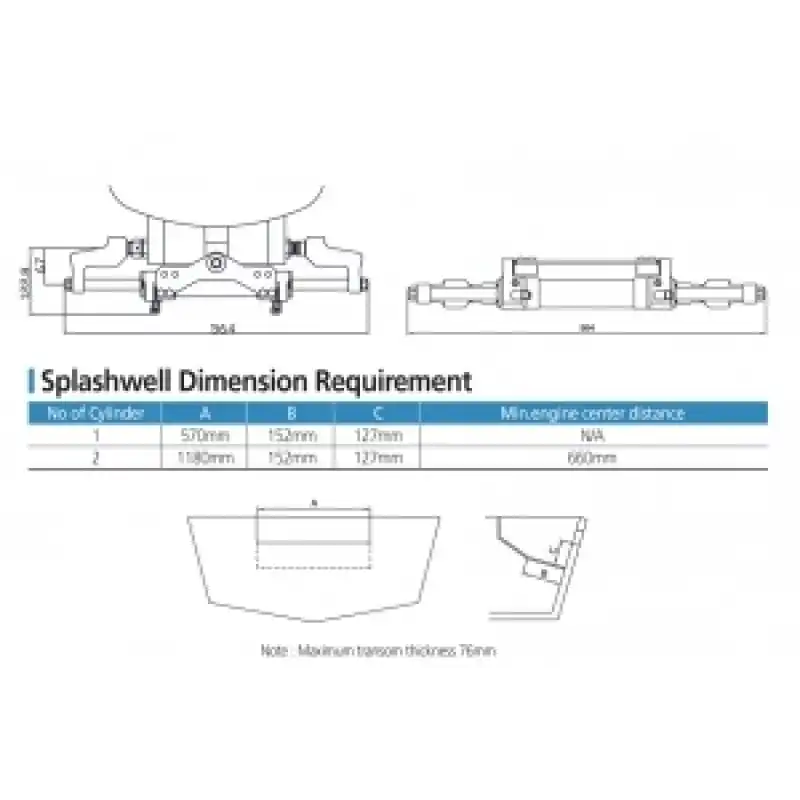 Seafirst Mo 350h-r1 Hidrolik Dümen Sistemi