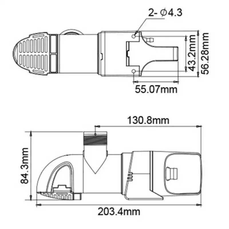 SEAFLO Düşük Profil Sintine Pompası Otomatik 1100GPH - 24V