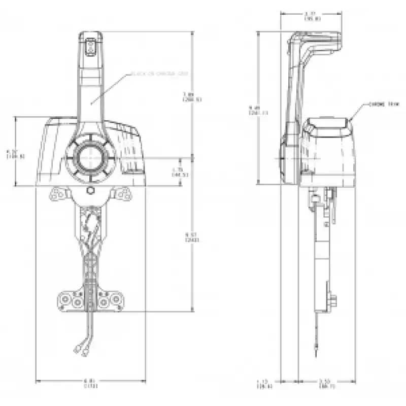 Seastar Chx8641p Tekli Kumanda Kolu