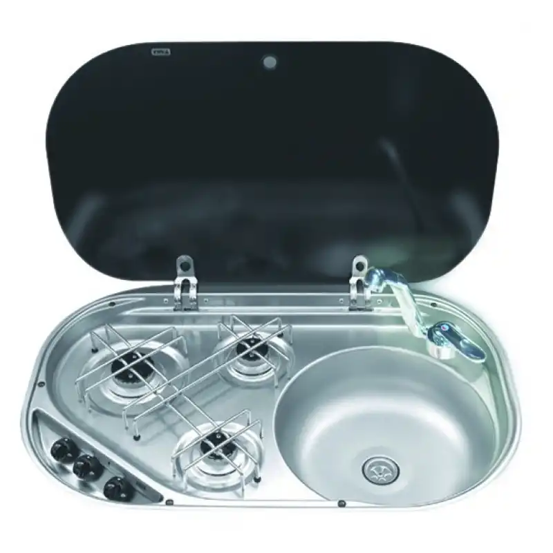 Smev 8323 Serisi Eviyeli Üç Gözlü Gazlı Ocak