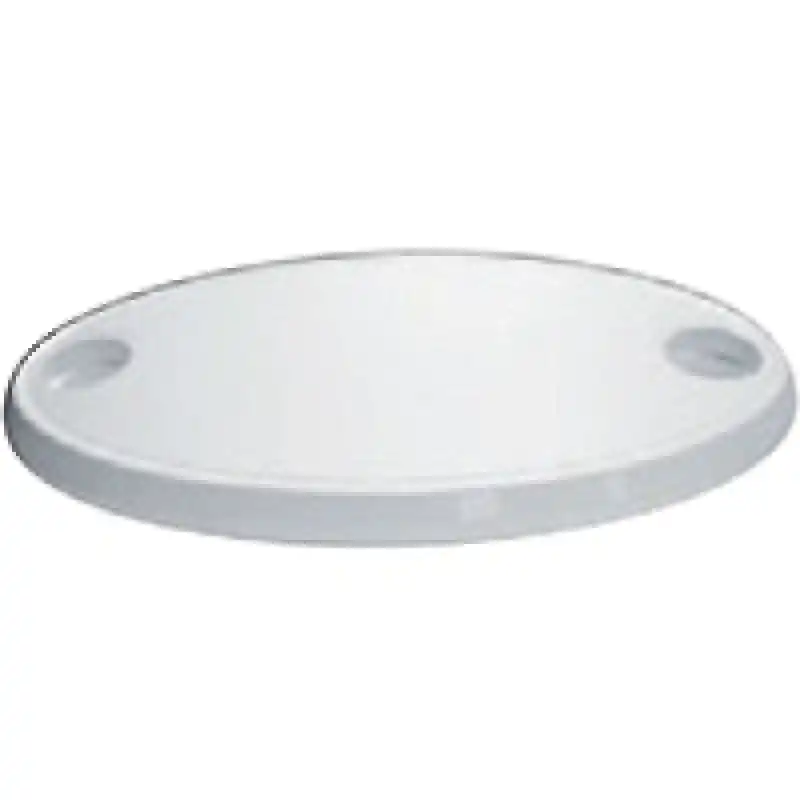 Table Top Oval W/2 Glassholders, 450X760mm, Asa Beyaz