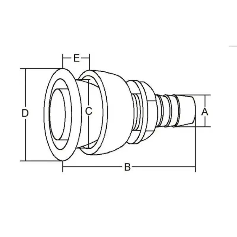 Tank havalandırma 5/8 gömme