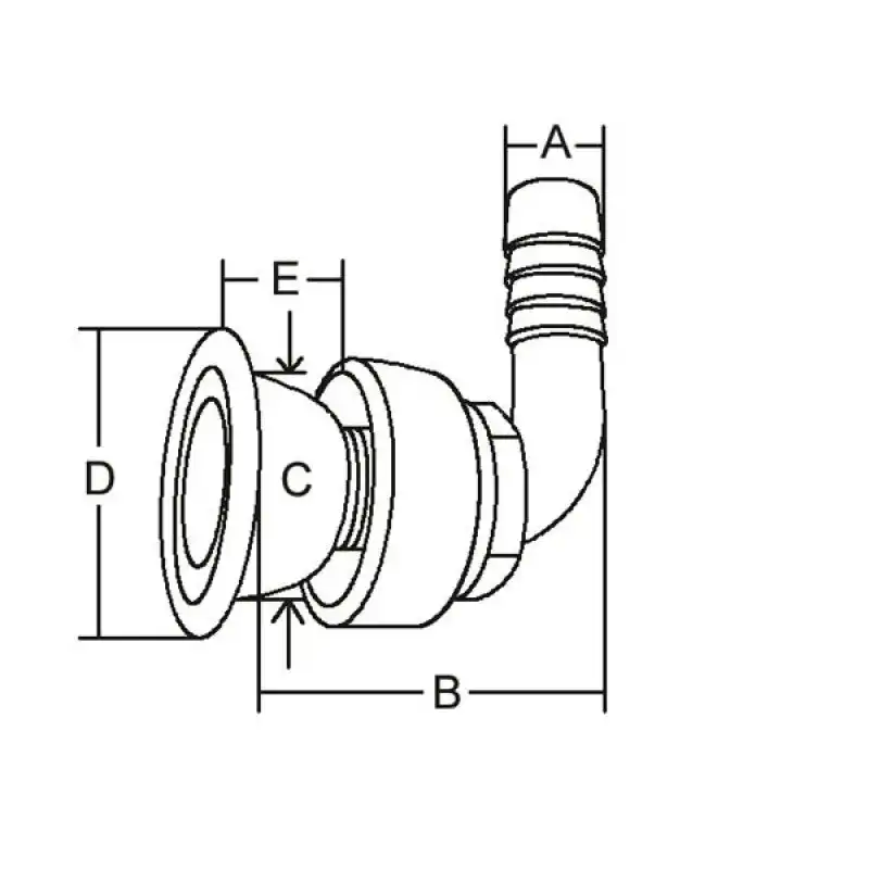 Tank havalandırma 90 DERECE / S 35MM