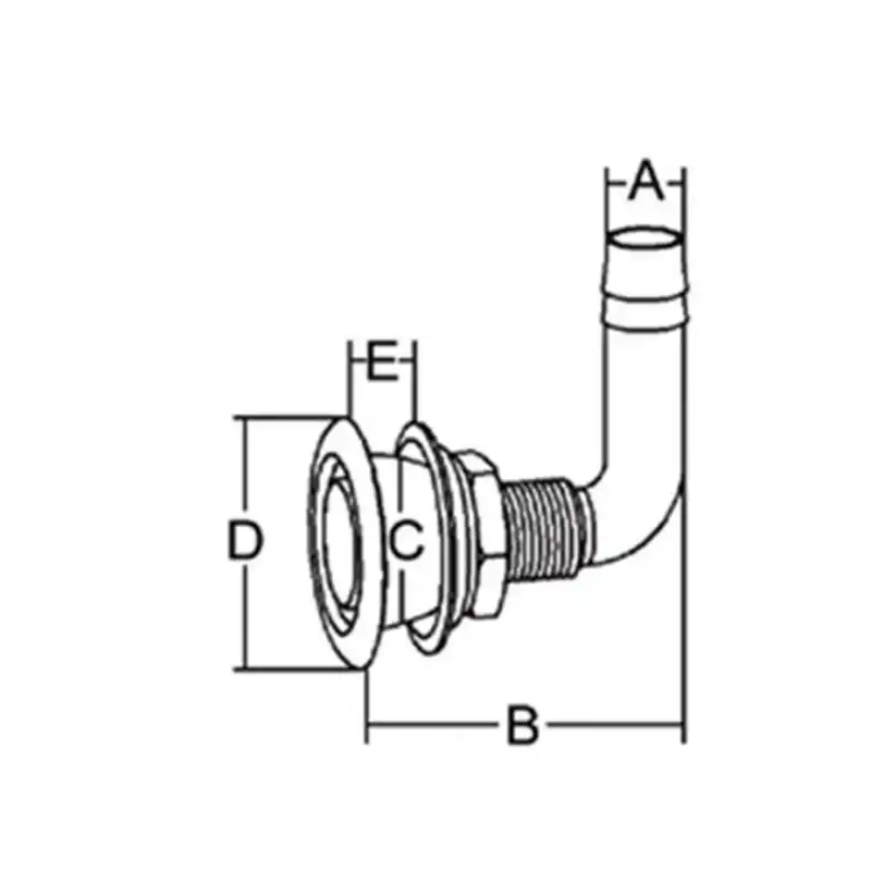 Tank havalandırma gömme 5/8