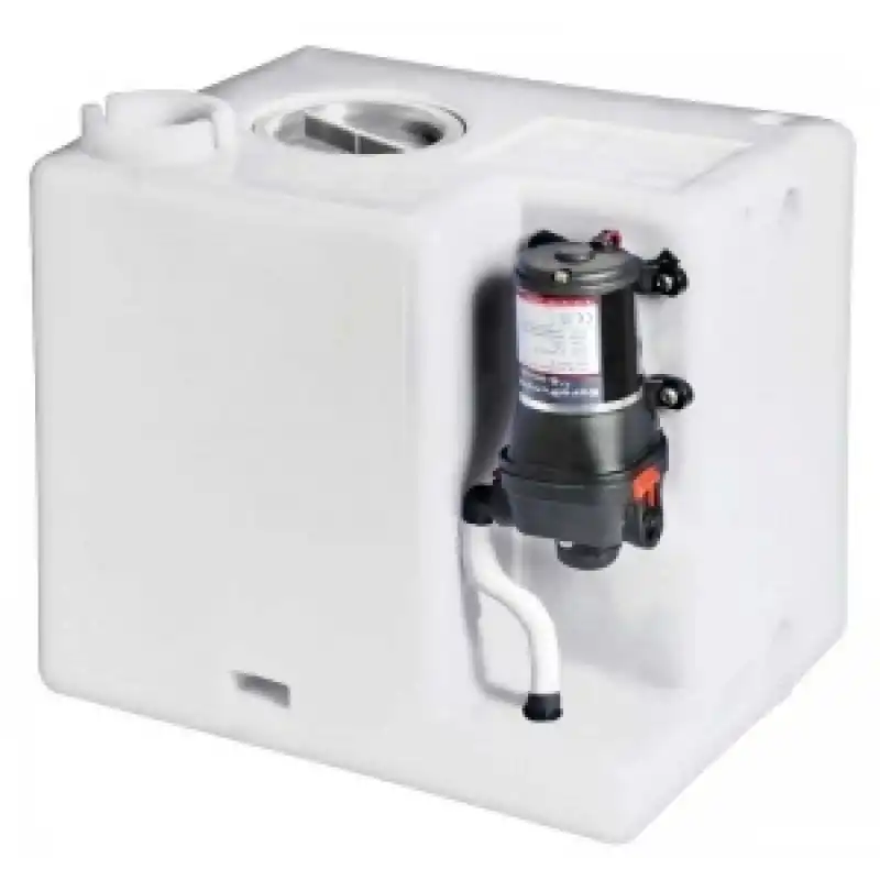 Tatlı Su Tank Sistemi. Polietilen Su Tankı Ve 12.8 Litre/dakika Kapasiteli Otomatik, 12v Hidrofor