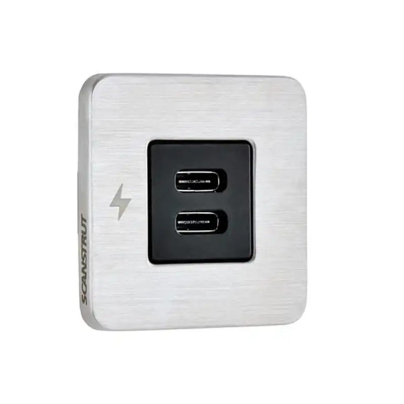TILE-USB-C/USB-C ŞARJ SOKETİ, SİYAH ÇERÇEVE
