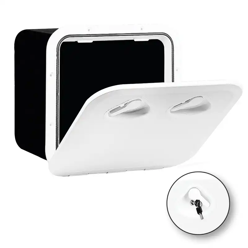 Nuova Rade Top Line Kilitli Güverte Kapaği Gri 370x375mm