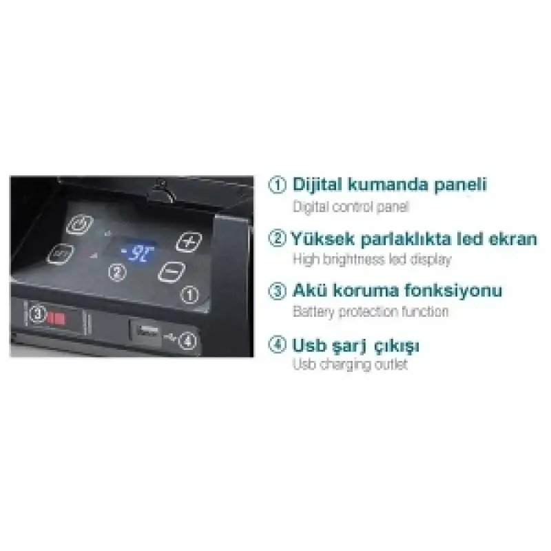 Vitrifrigo Portatif Buzdolabı-dondurucu. Model Vf45p