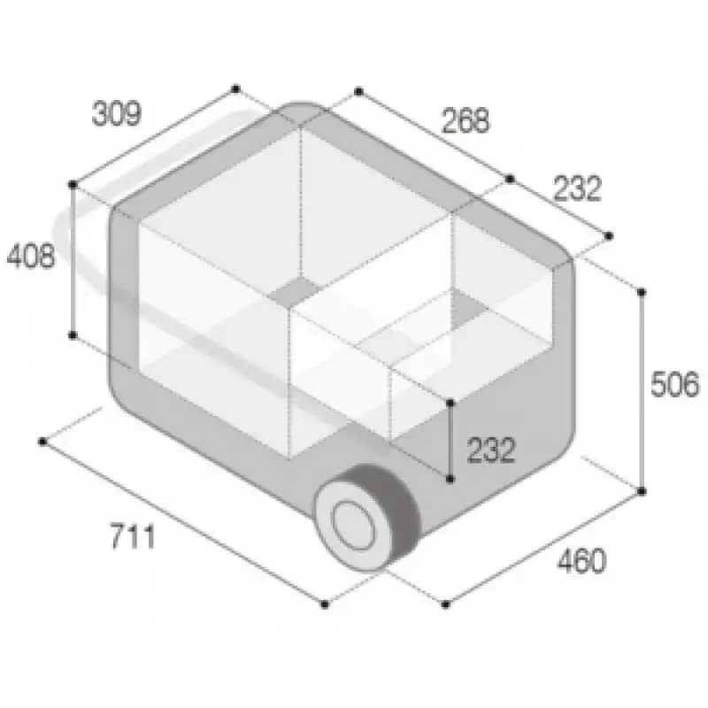 Vitrifrigo Portatif Buzdolabı-dondurucu. Model Vft50