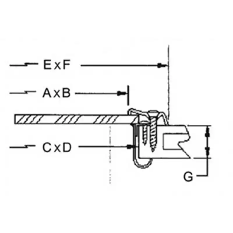 Yuvarlak sabit lumboz 203MM