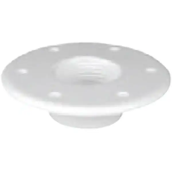 Table Bottom Plate, Flushmount, Ø 190mm-Η.10mm, Beyaz