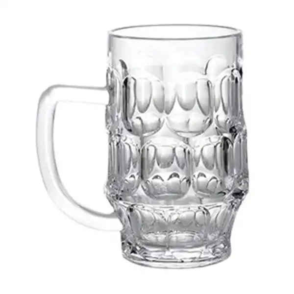 Bira bardağı, kulplu, 500 cl, polikarbonat. 2set