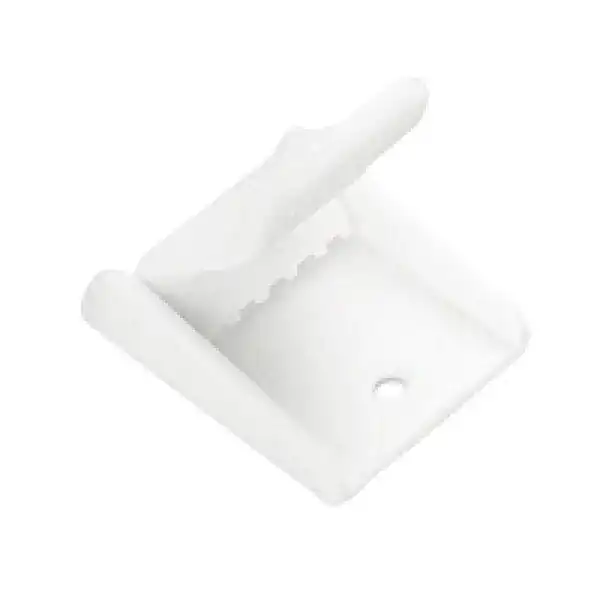 Lalizas 30mm Plastik Toka Düz Beyaz
