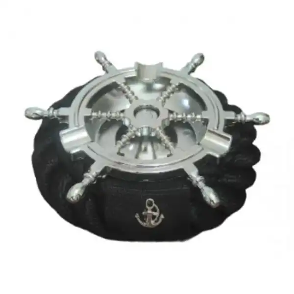 CaptainRA Krom Kaplamalı Dümen Küllük Siyah