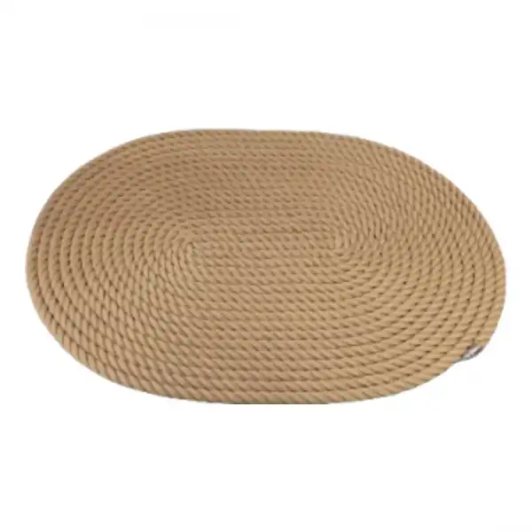 CaptainRA Özel Halat Tasarım Paspas Krem