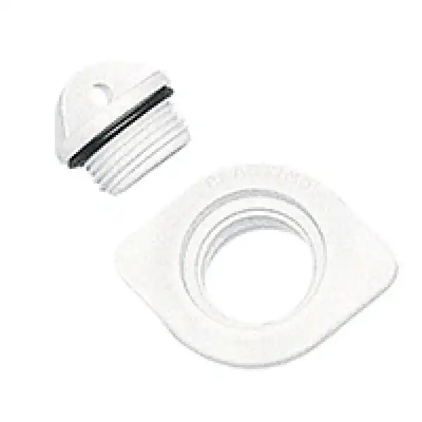 Nuova Rade Oval Güverte Tahliye Tapası 48x36mm Beyaz