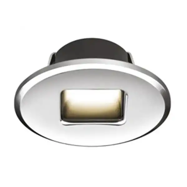 Ember Led Merdiven Lambası Kırmızı Tip:Oval, Parlak Krom 45x58 mm