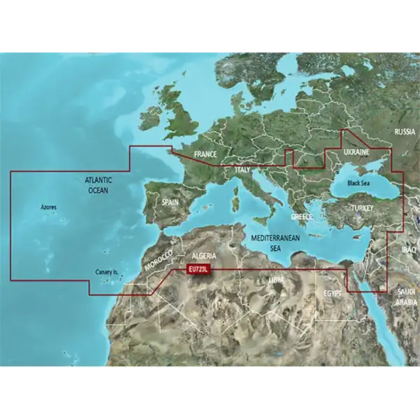 Garmin Bluechart G3 Vision GPS Harita Kartı (tüm Türkiye ve Akdeniz)