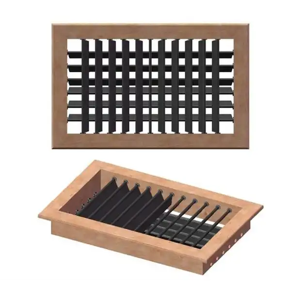 Hava Çıkış Izgarası. Kiraz Dört Yönlü 102X102 mm