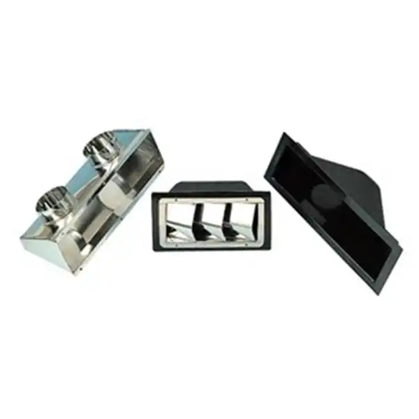 Havalandırmalar için kollektör kutu 76mm abs-sol