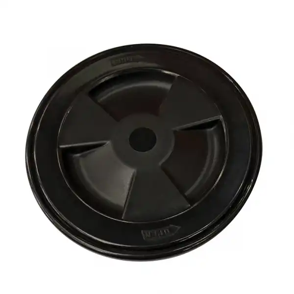 Lalizas Yuvarlak Kontrol Kapağı Siyah İç Çap 155mm