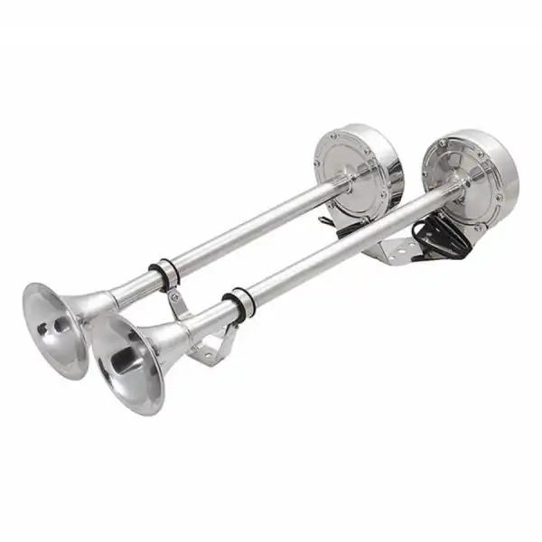 Krom Trompet Korna Çiftli / 12V
