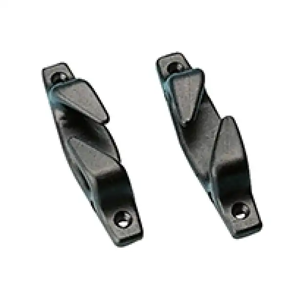 Lalizas Plastik Kurt Ağzı Siyah 120x14mm Çift