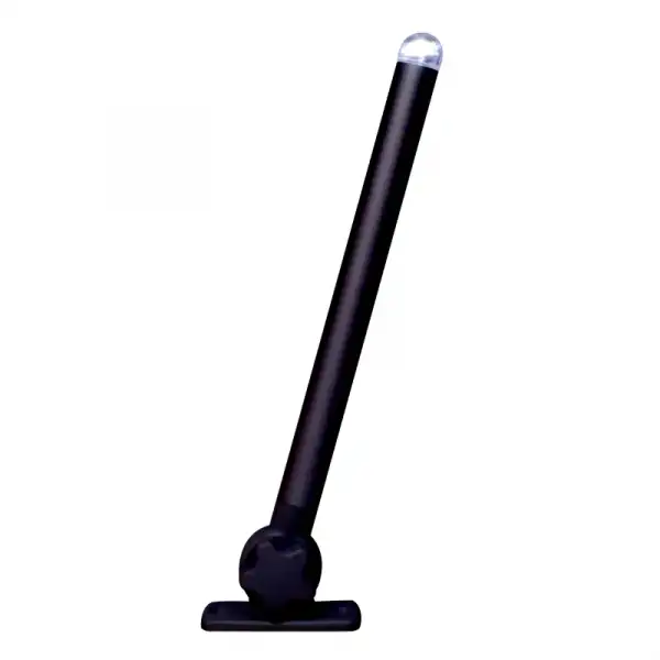 Lalizas Micro LED Işıklı Direk Katlanır 25cm Beyaz Siyah