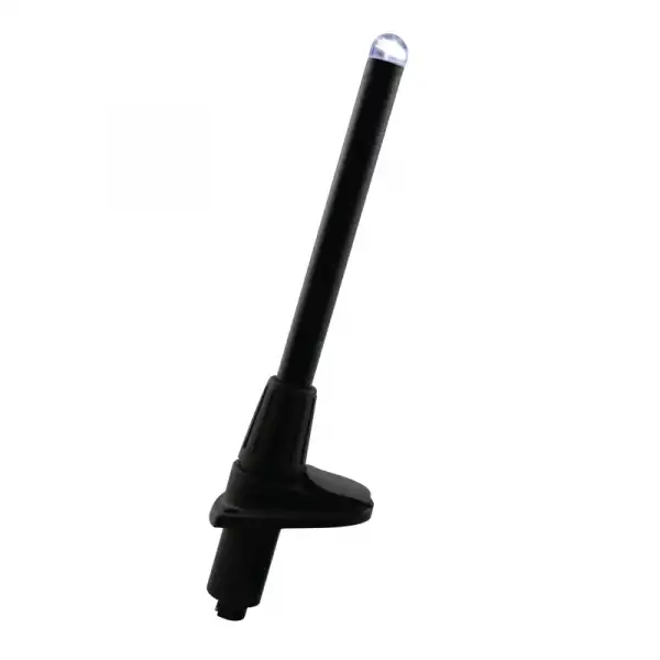 Lalizas Micro LED Işıklı Direk Soketli 25cm Beyaz Siyah