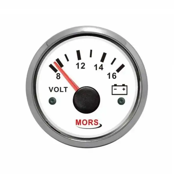 MORS Voltmetre - Beyaz