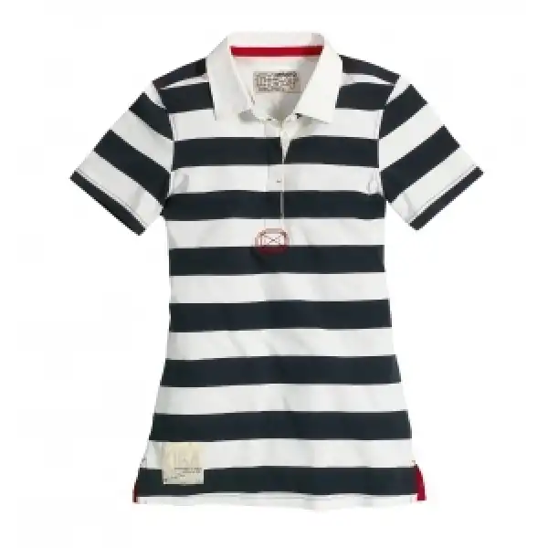 Musto Block Çizgili Polo Tişört, Kadın