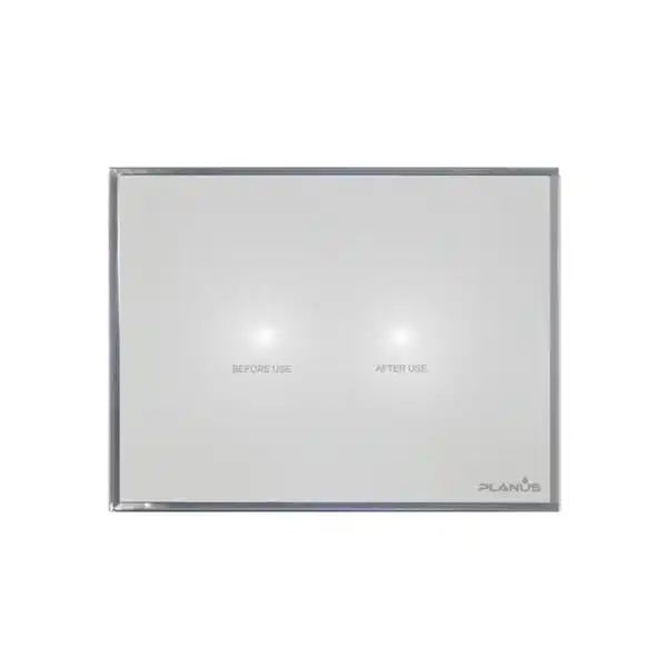 Planus Beyaz Full Glass Touch Panel 2 Butonlu