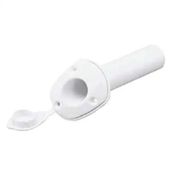 Rod Holder, W/ Cap, Plastik, Ø 40mm, H.230mm, Beyaz