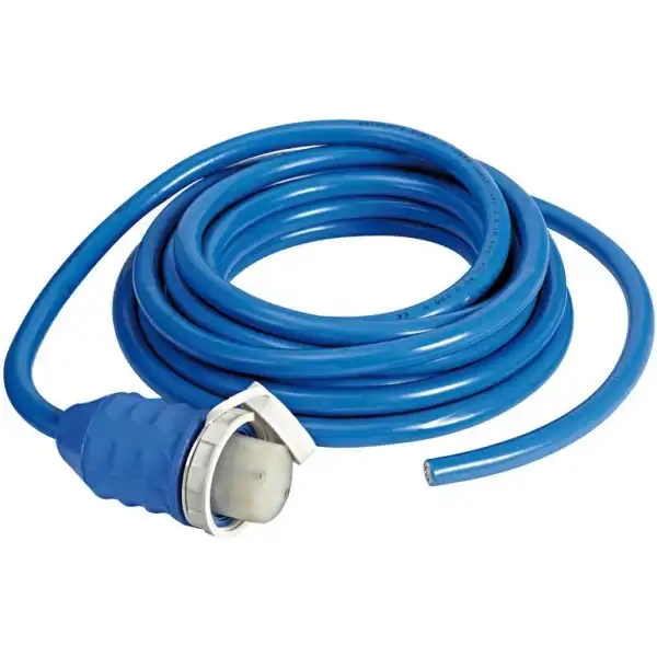 Osculati Sahil Besleme Kablosu Fişli 50A-15M Mavi