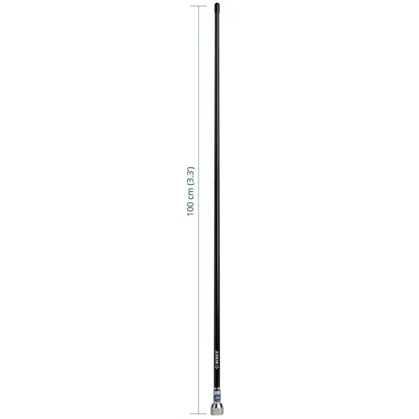 Scout Quick 1 Vhf Anteni Fiberglass 1 Metre Siyah