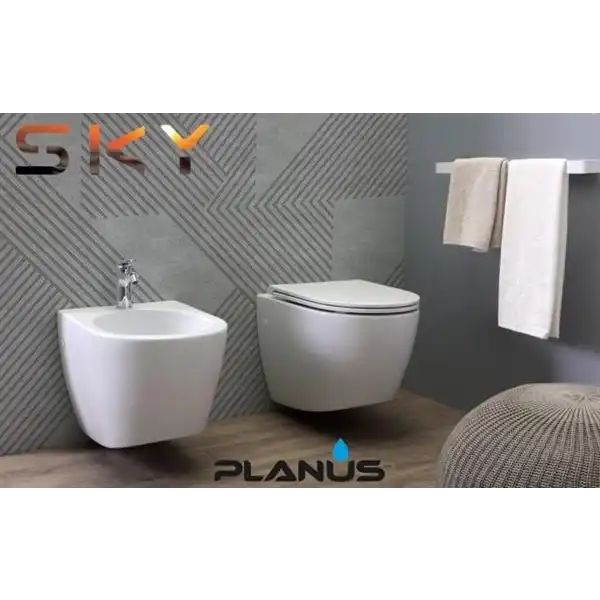 Sky 24V Beyaz Taş Tuvalet