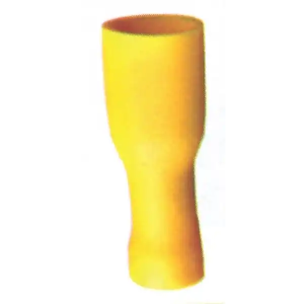Lalizas Tam İzoleli Çift Sıkmalı Kablo Pabucu Sarı 2,5-6mm² 15 Adet