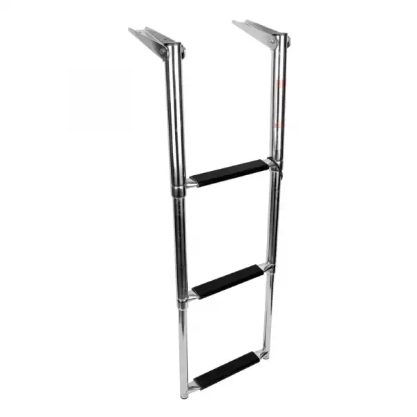 Lalizas Teleskopik Merdiven Krom 3 Bas. İnox 316 330x860mm