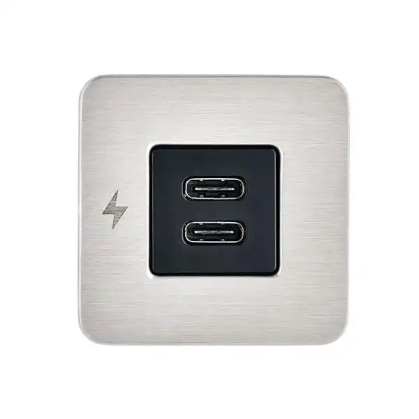 TILE-USB-C/USB-C ŞARJ SOKETİ, SİYAH ÇERÇEVE