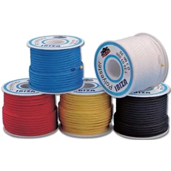 Trem polyester örgü halat BEYAZ 3MTX20MT