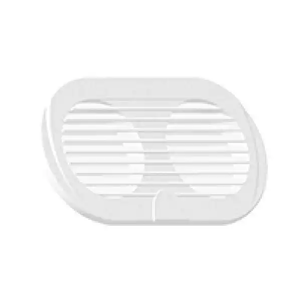 Lalizas Çift Havalandırma Izgarası 3 195x105mm Beyaz