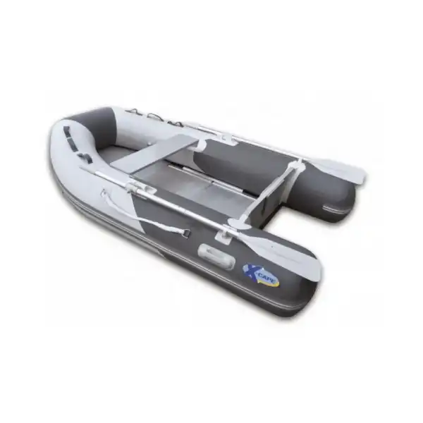 X-Cape Alüminyum Tabanlı Şişme Bot 250 Koyu Gri - Açık Gri