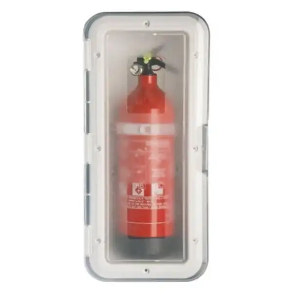 YANGIN SÖNDÜRÜCÜ YUVASI 2KG İÇİN ŞEFFAF KAPAKLI
